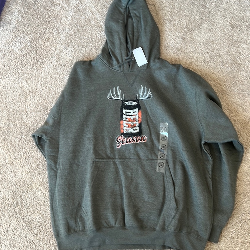 NWT BEER SEASON 2XL MENS SWEATSHIRT